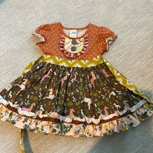 Wild Flowers Unicorn Whimsical Dress